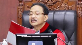Suhartoyo resmi menggantikan posisi Anwar Usman sebagai Ketua Mahkamah Konstitusi (MK).  (Facebook.com/@Mahkamah Konstitusi Republik Indonesia)